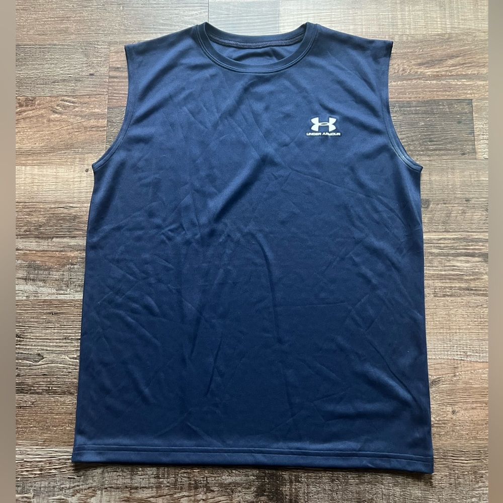 NWOT - Under Armour Performance Jersey - Sleeveless - Dark Blue